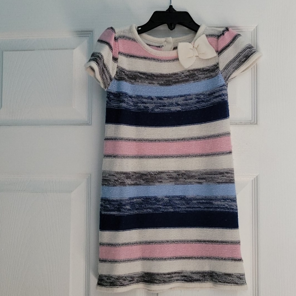 Girls striped sweater dress
